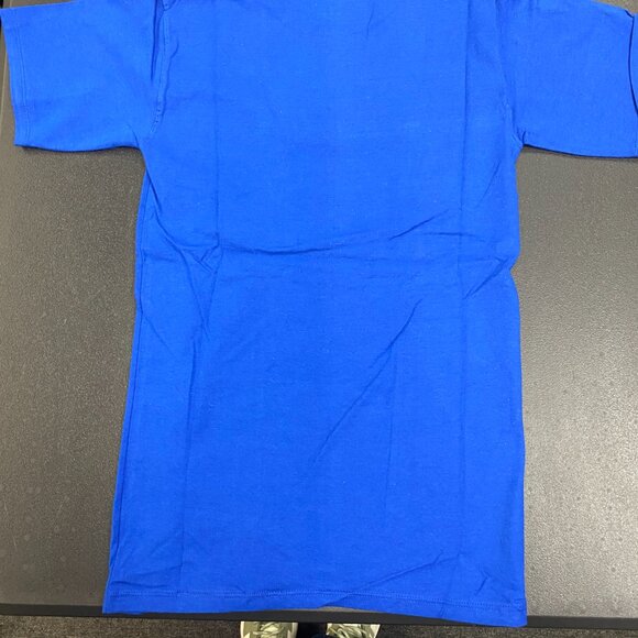 Champion BLUE Crew Neck Short Sleeve T-shirt Men's US Size X-Small - Picture 4 of 5